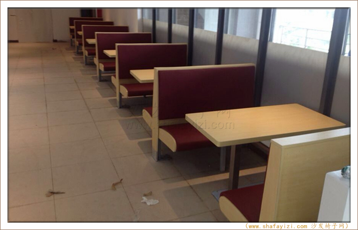 番禺食堂卡座沙發(fā)桌椅