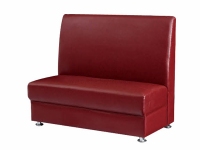 簡約火鍋店耐磨皮卡座沙發(fā)