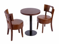 兩人位貢茶店桌子椅子組合